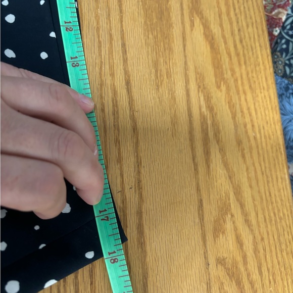 Ann Taylor Navy & White Pleated Polka Dot Skirt - Picture 6 of 6